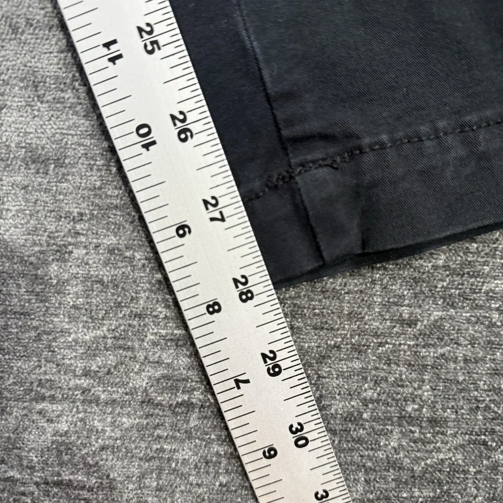 Gap Ultimate‎ Khaki Slim Fit Flat Front Pants Men's True Black Size 34x30 Chino